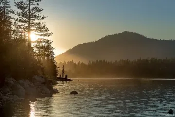 Poste de pêche à la perche
