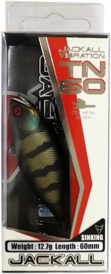 Jackall TN60 coloris Black King Gill, lipless 60 mm