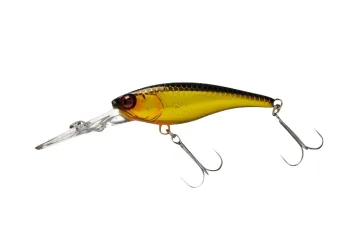 Leurre Jackall Soul Shad coloris HL Kinkuro (dos noir, flancs dorés), visuel officiel Jackall
